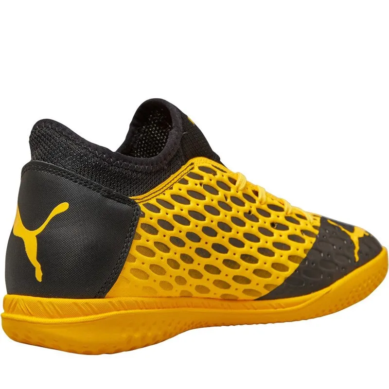 PUMA Mens Future 5.4 IT Indoor Yellow/Black | Size: UK 9.5