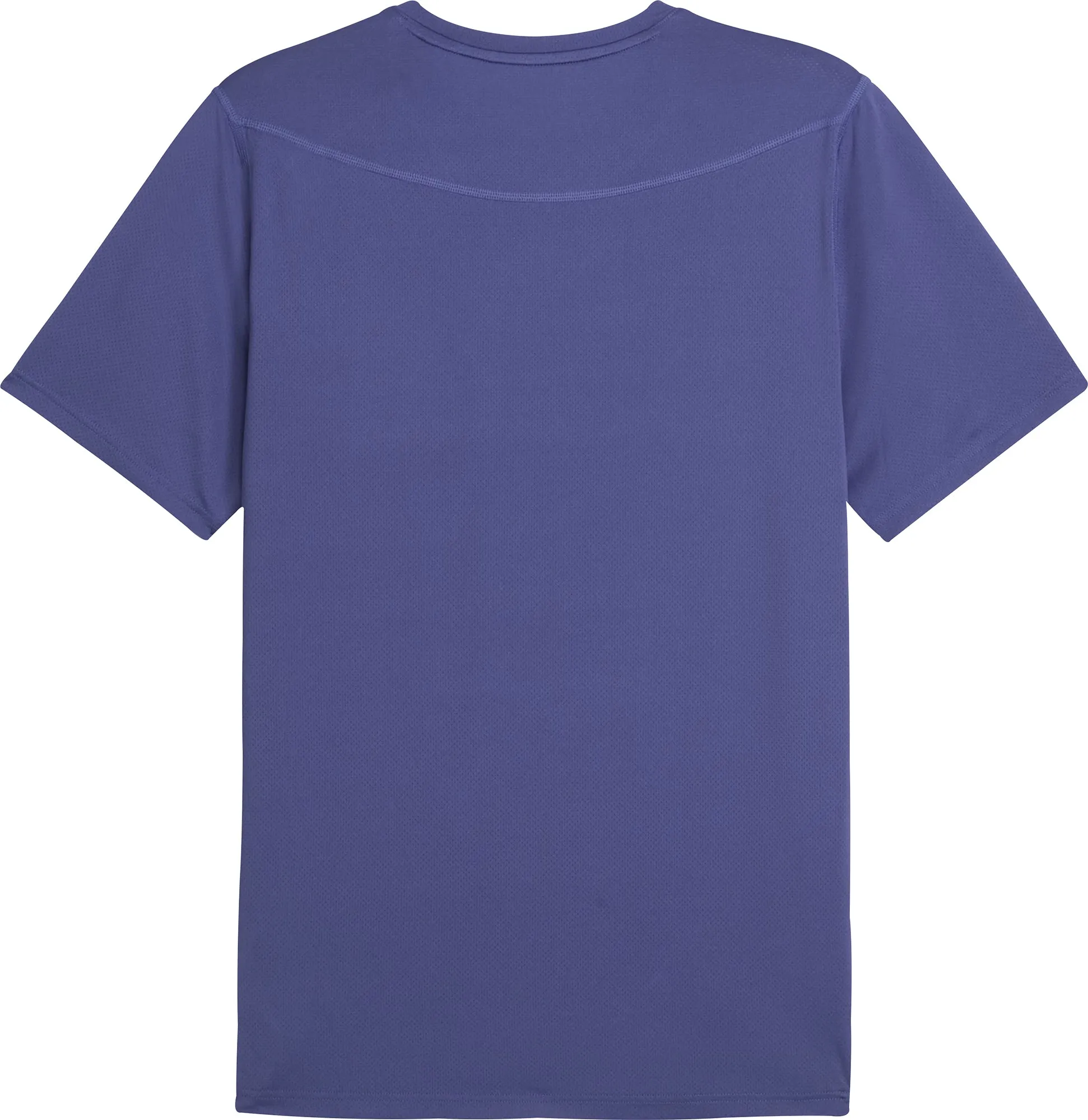 Puma Mesh Graphic Short Sleeve Mens Running Top - Blue