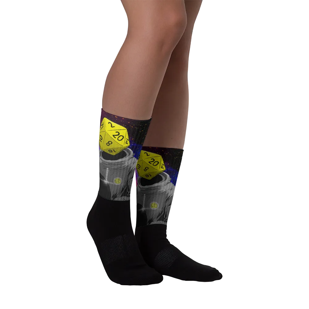 "d20 Astronaut" Socks