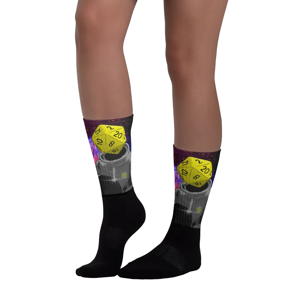 "d20 Astronaut" Socks