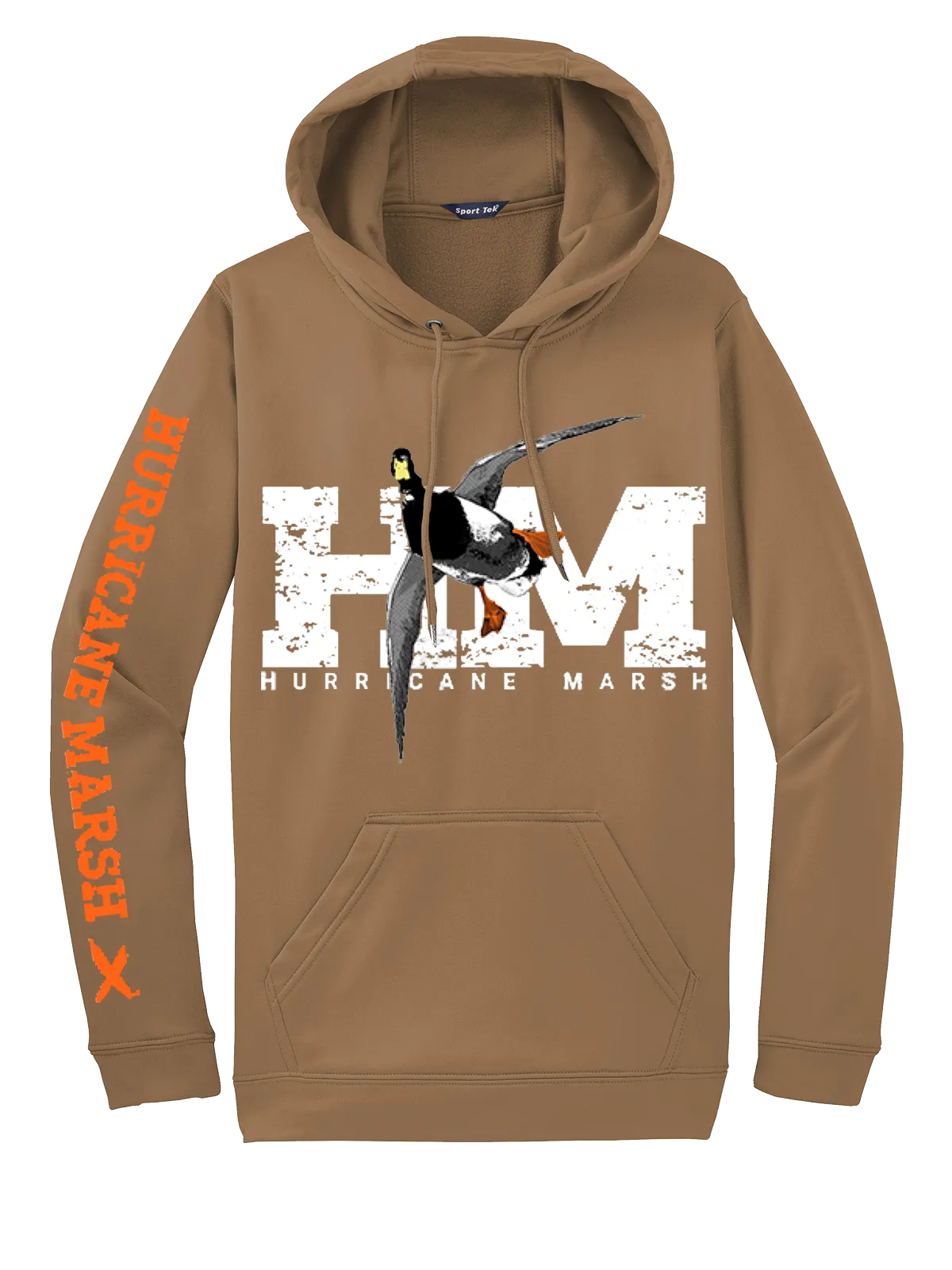 Red Leg Woodland Brown Performance Hoodie