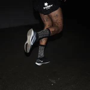 Reflective High Combat Socks - Black