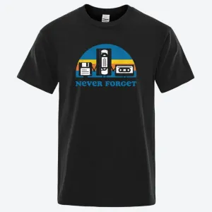 Retro Media Graphic T-Shirts