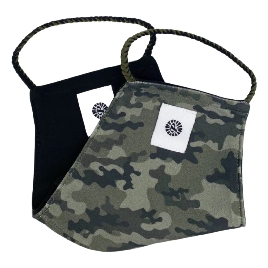 Reversible Pom Mask by Pomchies - Camo / Solid Black
