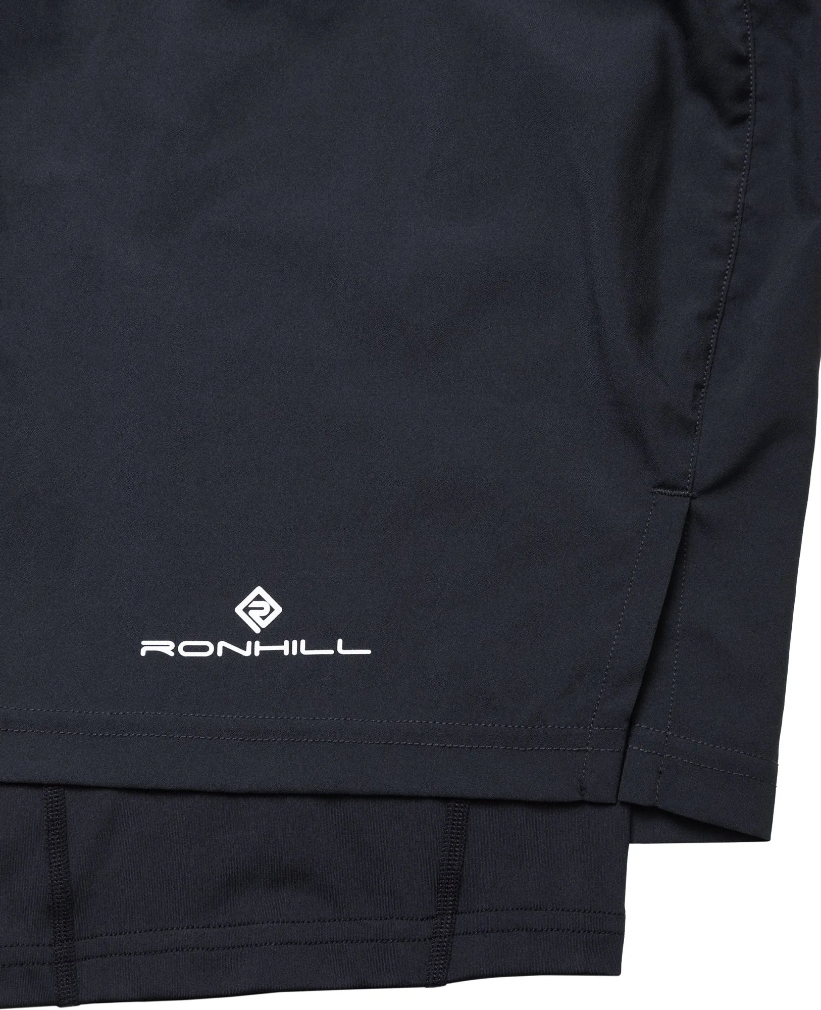Ronhill Core Twin 2 In 1 Mens Running Shorts - Black