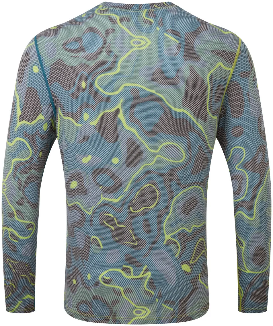 Ronhill Tech Golden Hour Long Sleeve Mens Running Top - Blue