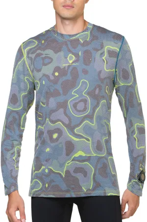 Ronhill Tech Golden Hour Long Sleeve Mens Running Top - Blue