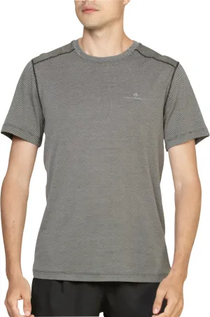 Ronhill Tech Golden Hour Short Sleeve Mens Running Top - Black