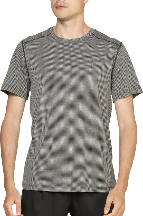 Ronhill Tech Golden Hour Short Sleeve Mens Running Top - Black