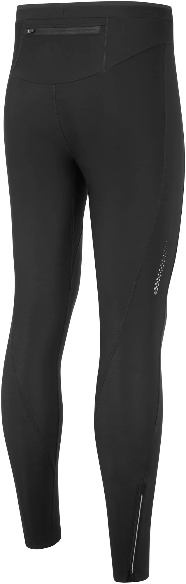 Ronhill Tech Winter Mens Long Running Tights - Black