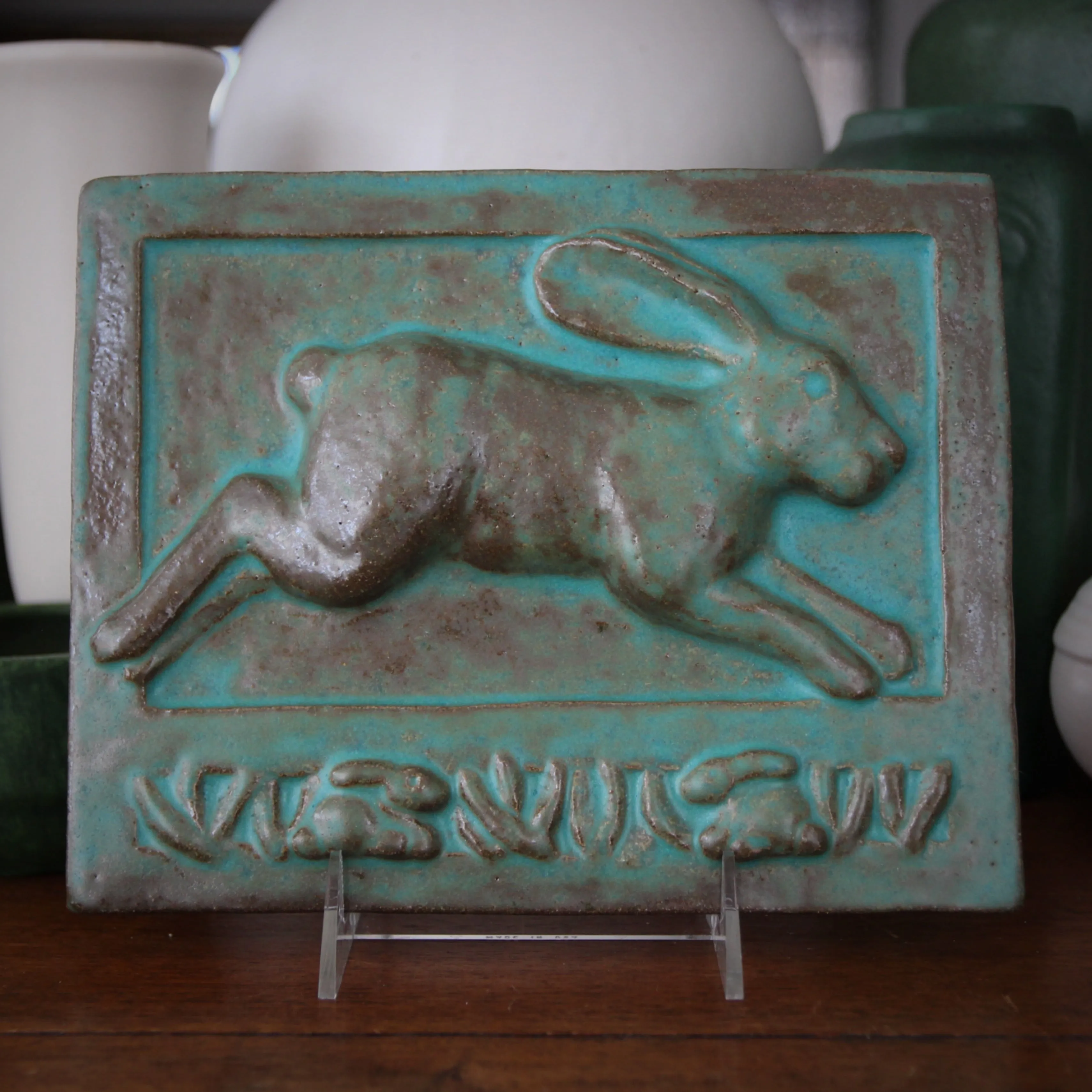 Running Rabbit Plaque