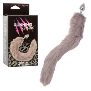 Running Wild Tail Anal Plug - Grey