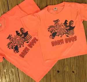 Rural Heart®️ by René Earnhardt. “Barn Boos” on a comfortable casual youth T-shirt