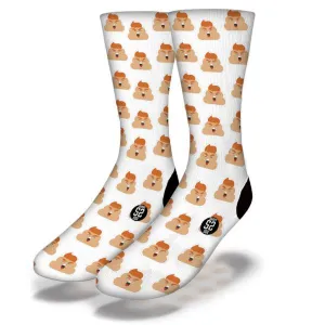 SAVVY SOX DONALD TRUMP POOP EMOJI SOCKS