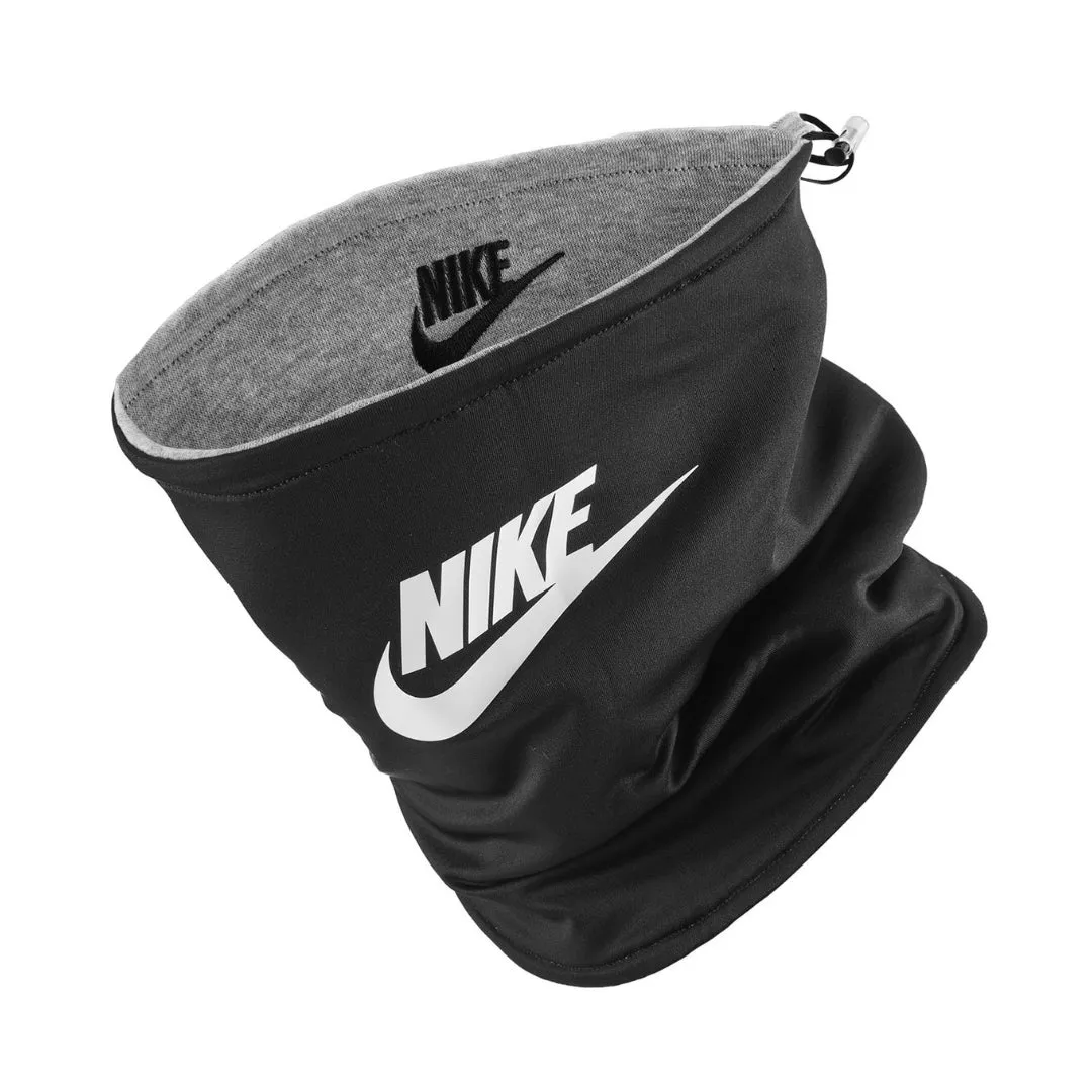 SCALDACOLLO NIKE PRO RUNNING NIKE CLUB FLEECE REVERSIBLE GRIGIO/NERO
