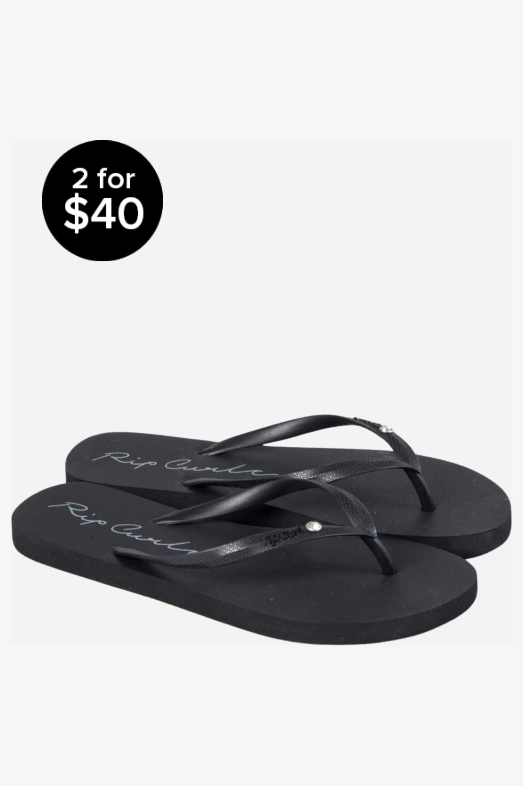 SCRIPT WAVE BLOOM OPEN TOE - BLACK