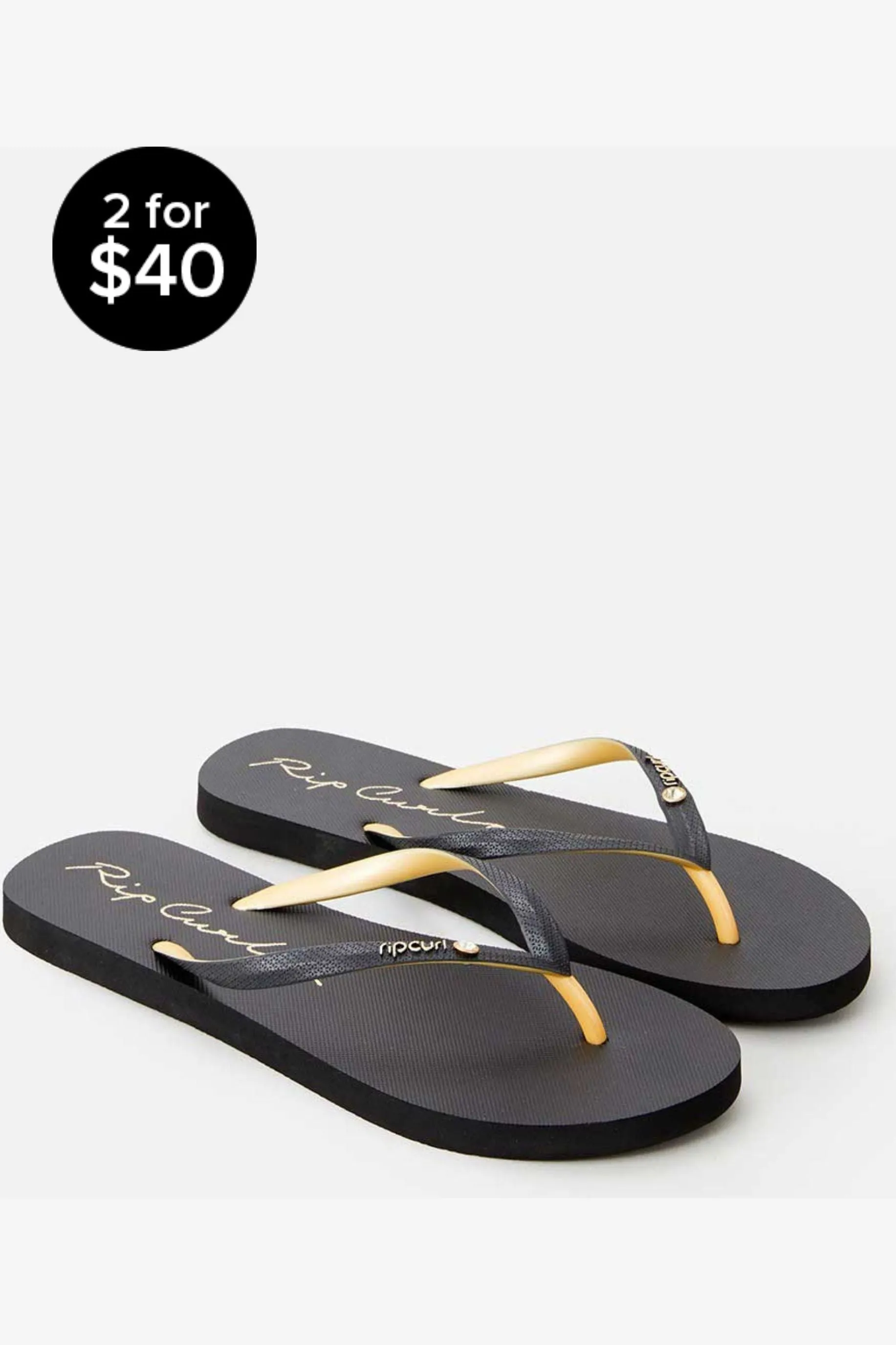 SCRIPT WAVE BLOOM OPEN TOE - BLACK/GOLD