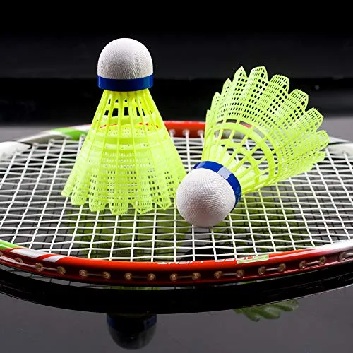 Senston - 2 Player Badminton Racket Set - Including 1 Badminton Bag/2 Rackets/2 Badminton /2 Grip­