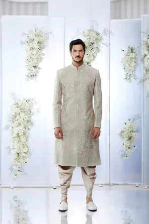 SG Ivory Sequin Sherwani Set