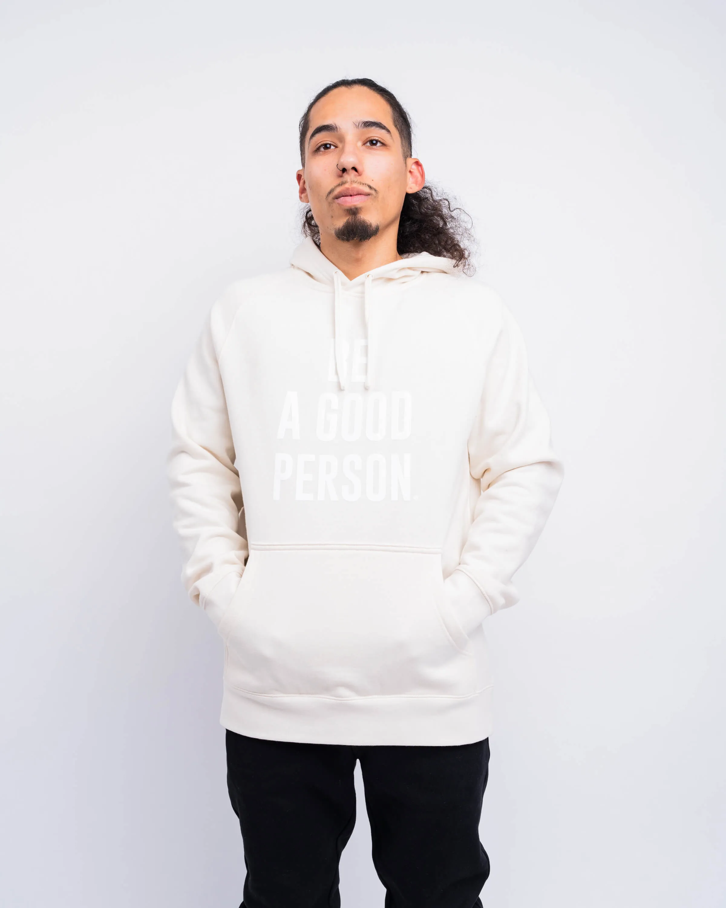Signature Lightweight Hoodie - Ivory