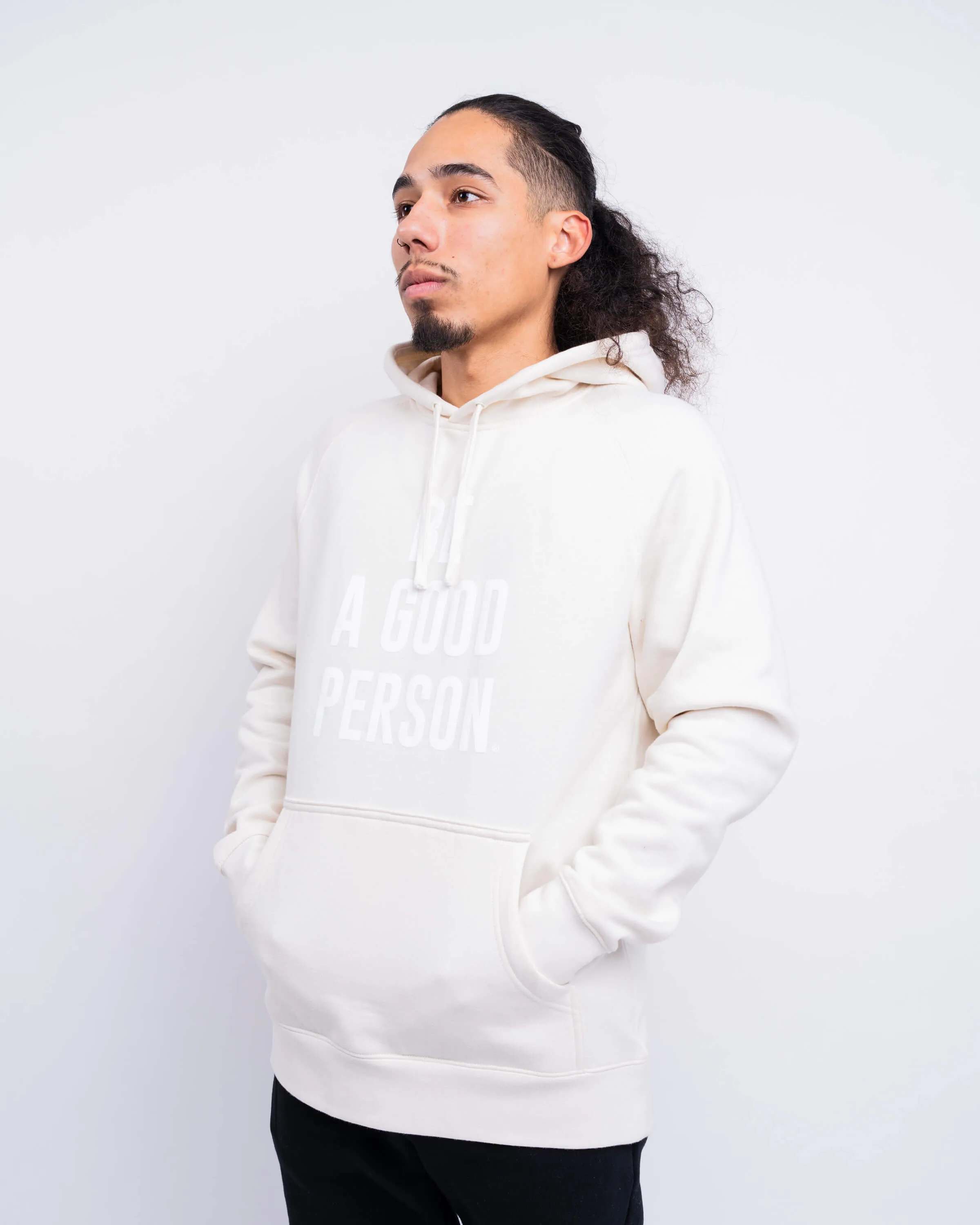 Signature Lightweight Hoodie - Ivory