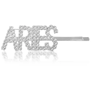 Silver Aries Hairclip