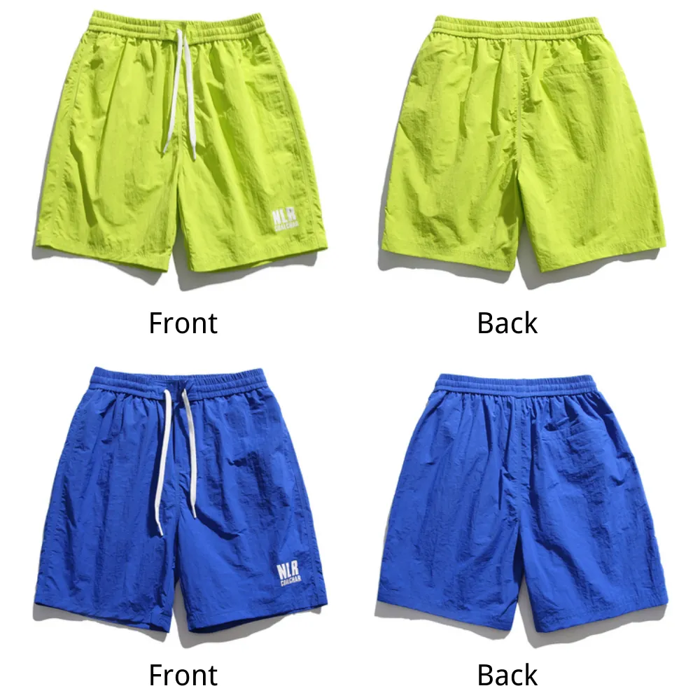 Simple Solid Color Casual Shorts