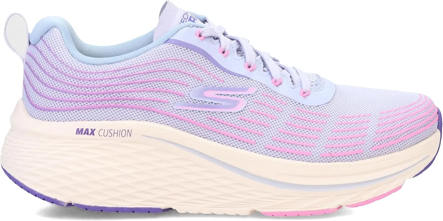 Skechers Womens MAX CUSHIONING ELITE 2.0 Athletic Casual Sneakers Blue/Pink