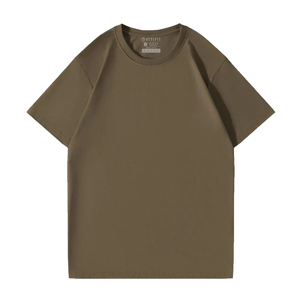 Solid Premium Casual Cotton T-Shirt