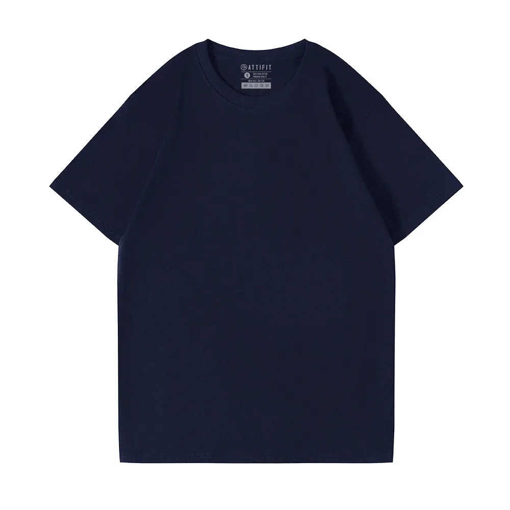 Solid Premium Casual Cotton T-Shirt