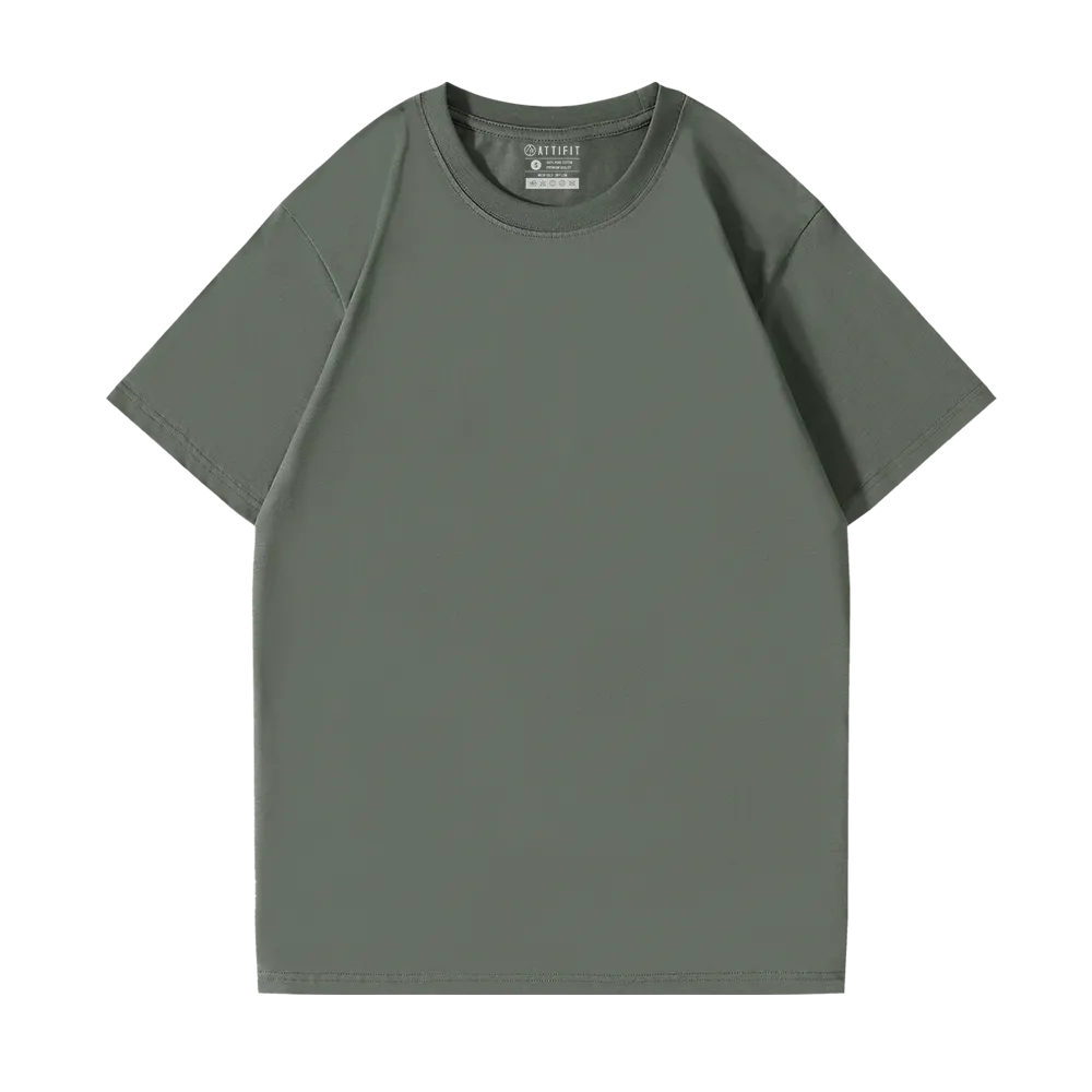 Solid Premium Casual Cotton T-Shirt