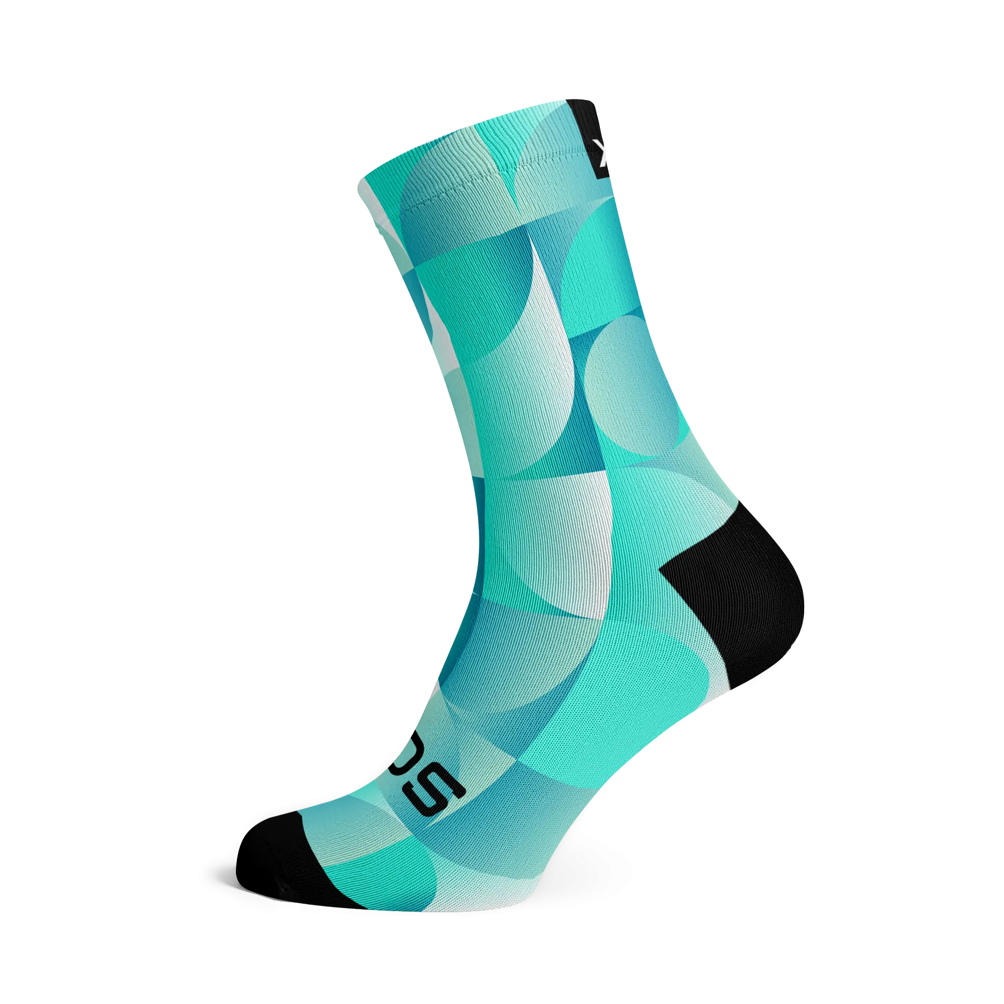 Solid Turquoise Socks