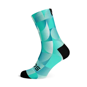 Solid Turquoise Socks