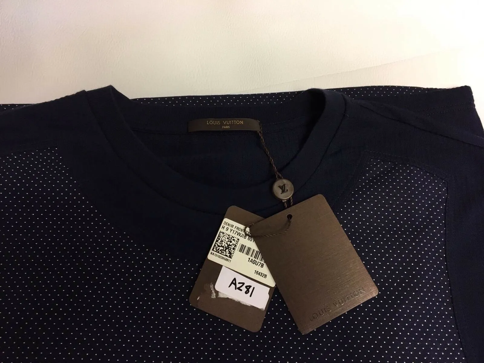 Spotted Denim Front T-Shirt