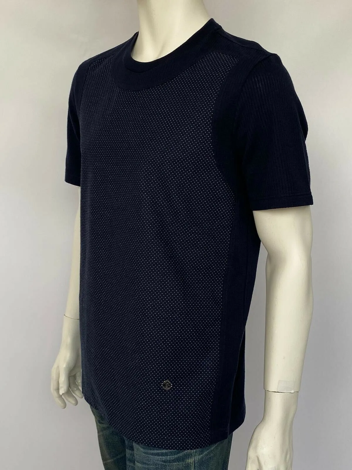 Spotted Denim Front T-Shirt