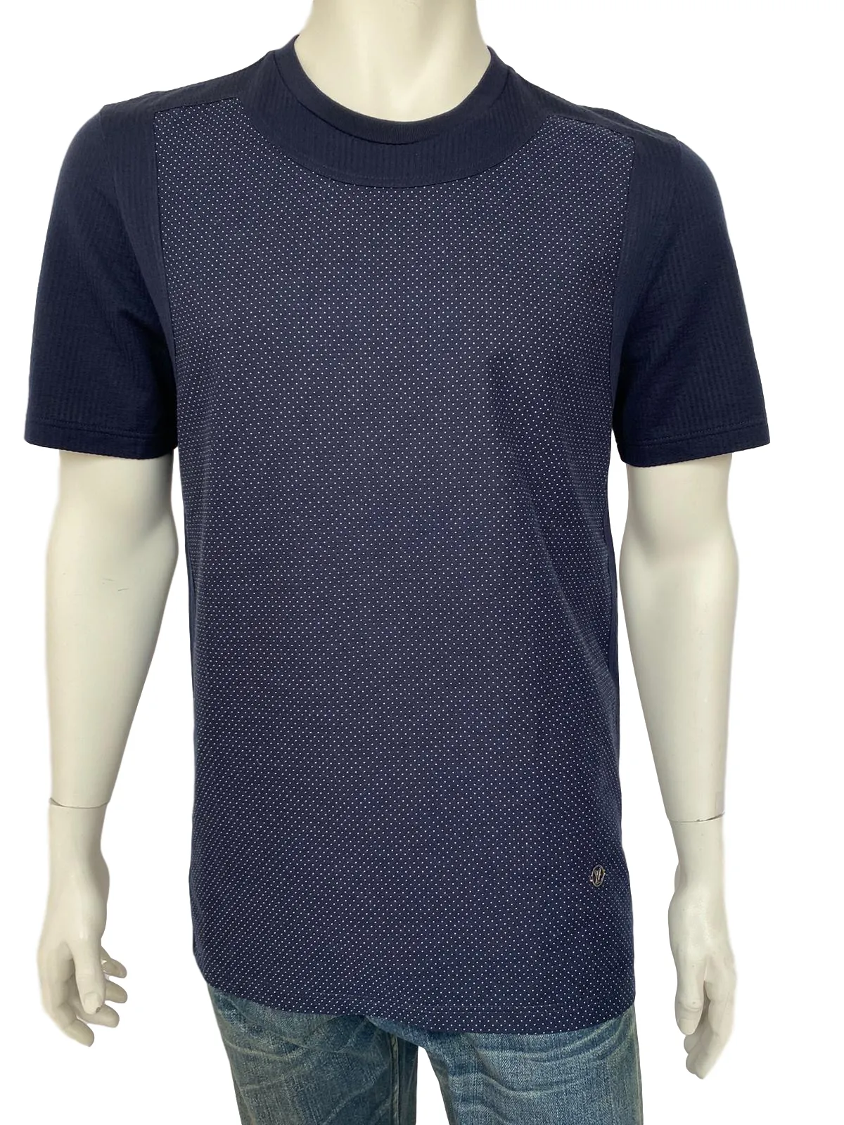 Spotted Denim Front T-Shirt