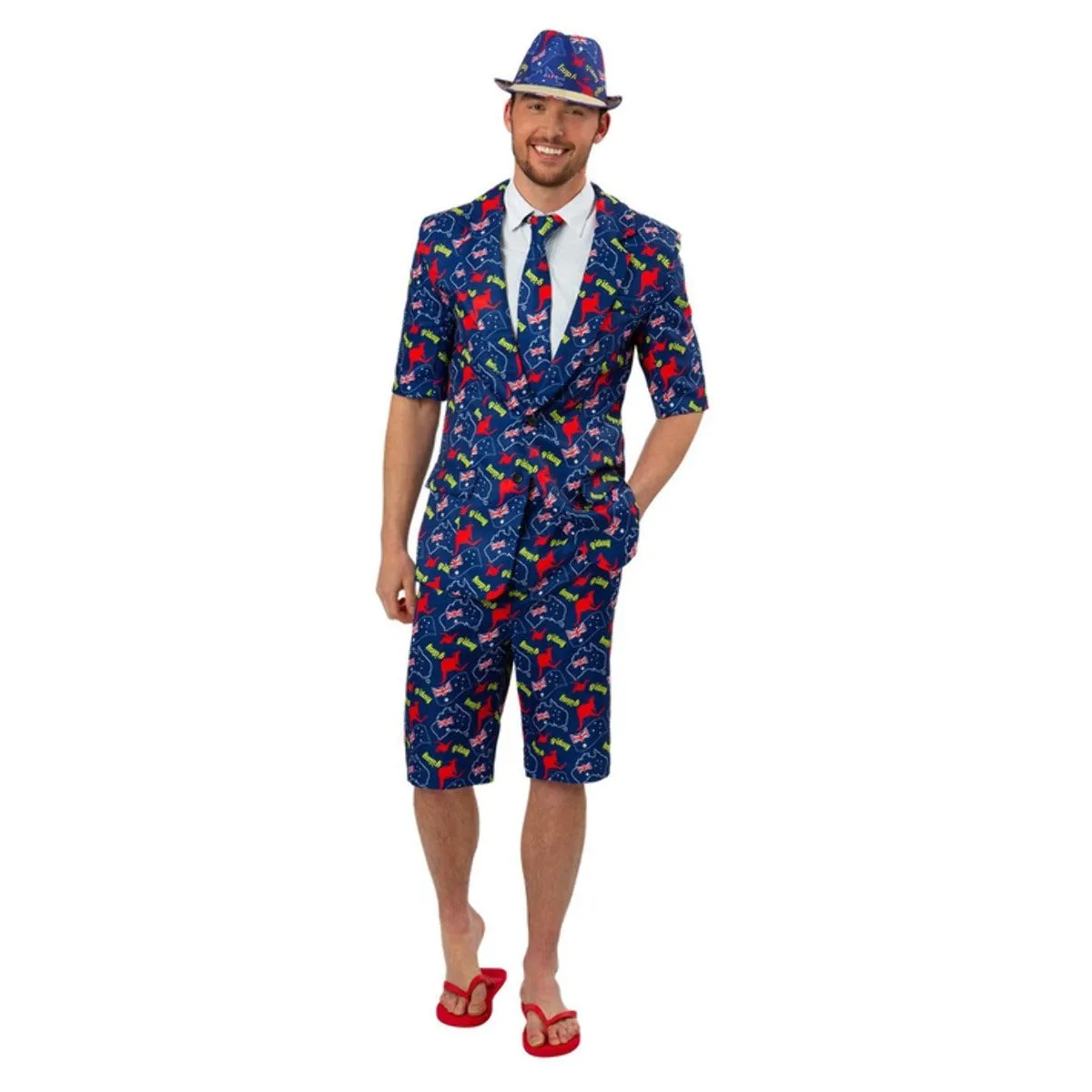 Stand Out Suit Australia Flag G'Day Mens