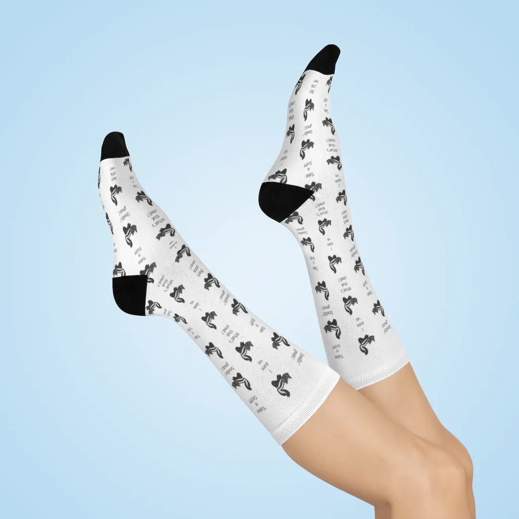Stinkin' Cute Crew Socks