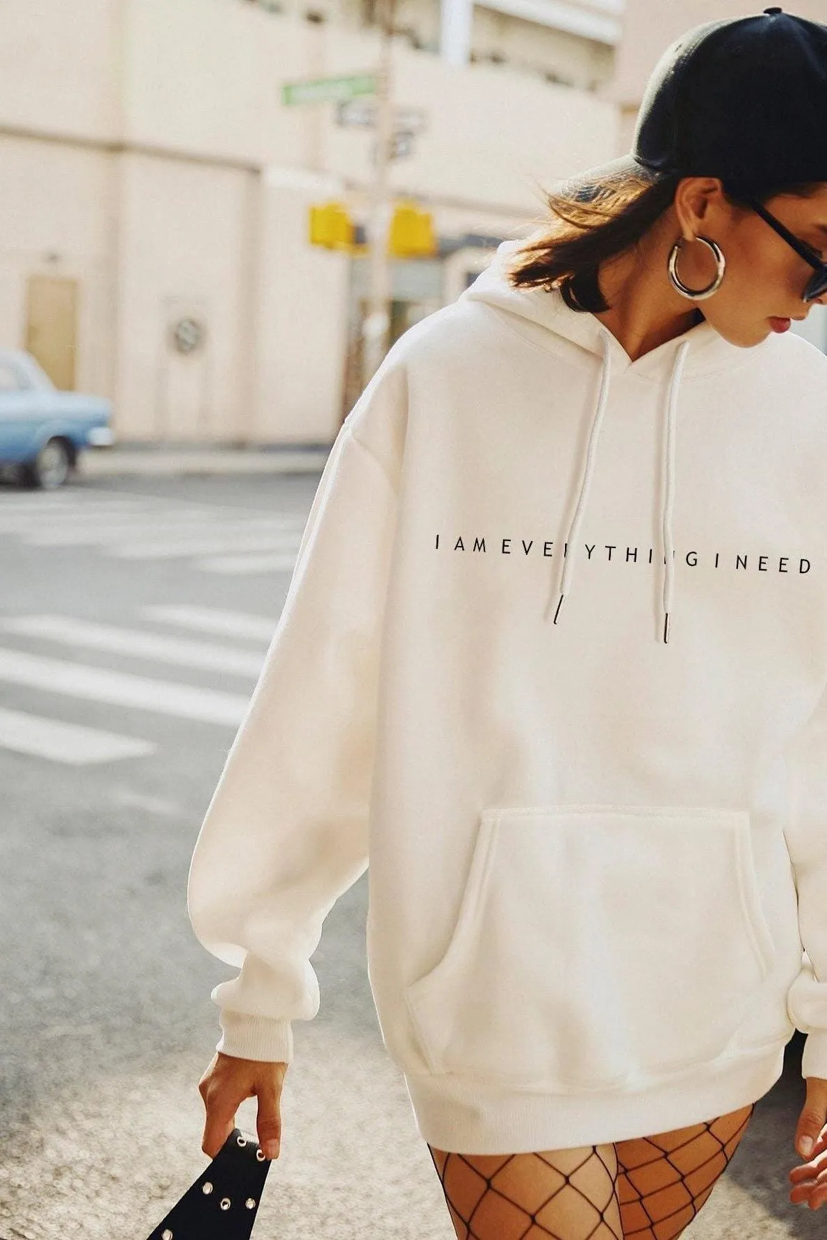 street casual plus size hoodie