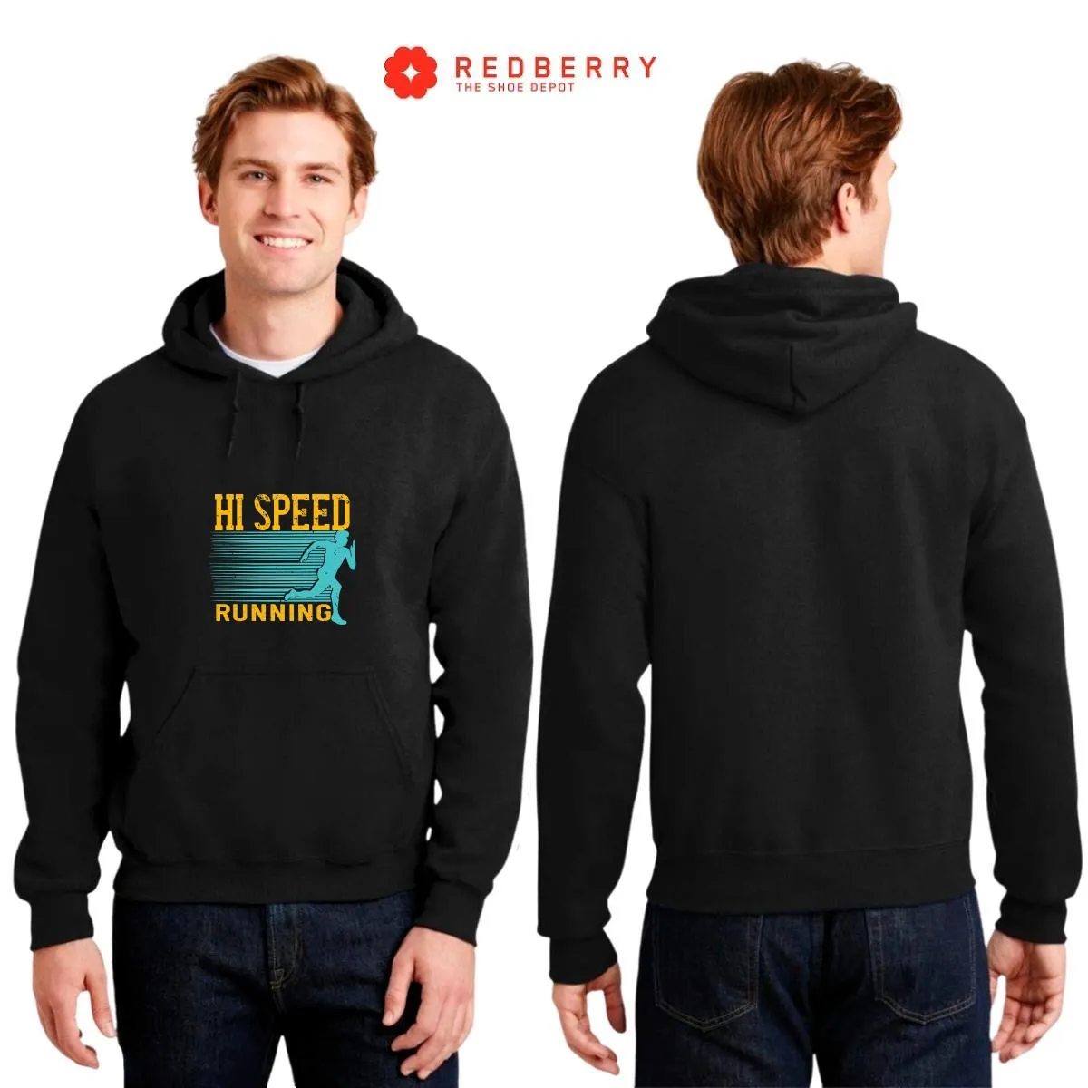 Sudadera Hombre  Hoodie Running Correr Maratón 009