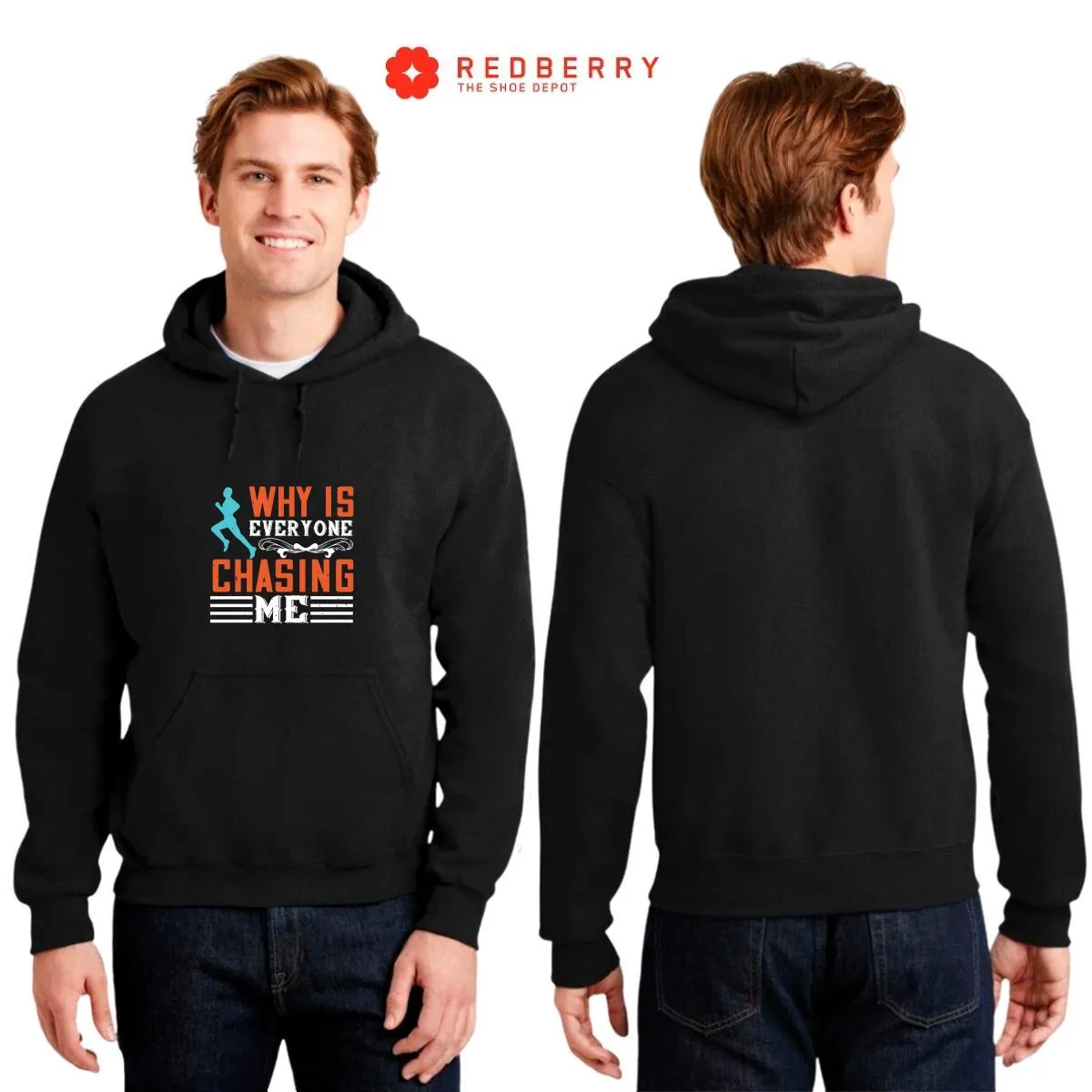 Sudadera Hombre  Hoodie Running Correr Maratón 048