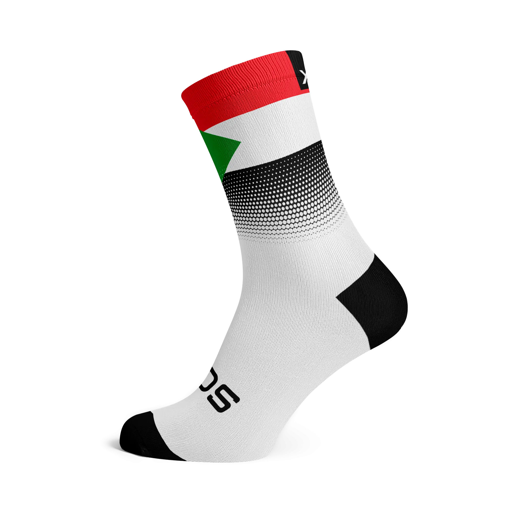 Sudan Flag Socks