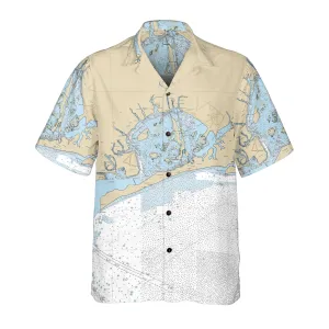 The Jamaica Bay NY Coconut Button Camp Shirt