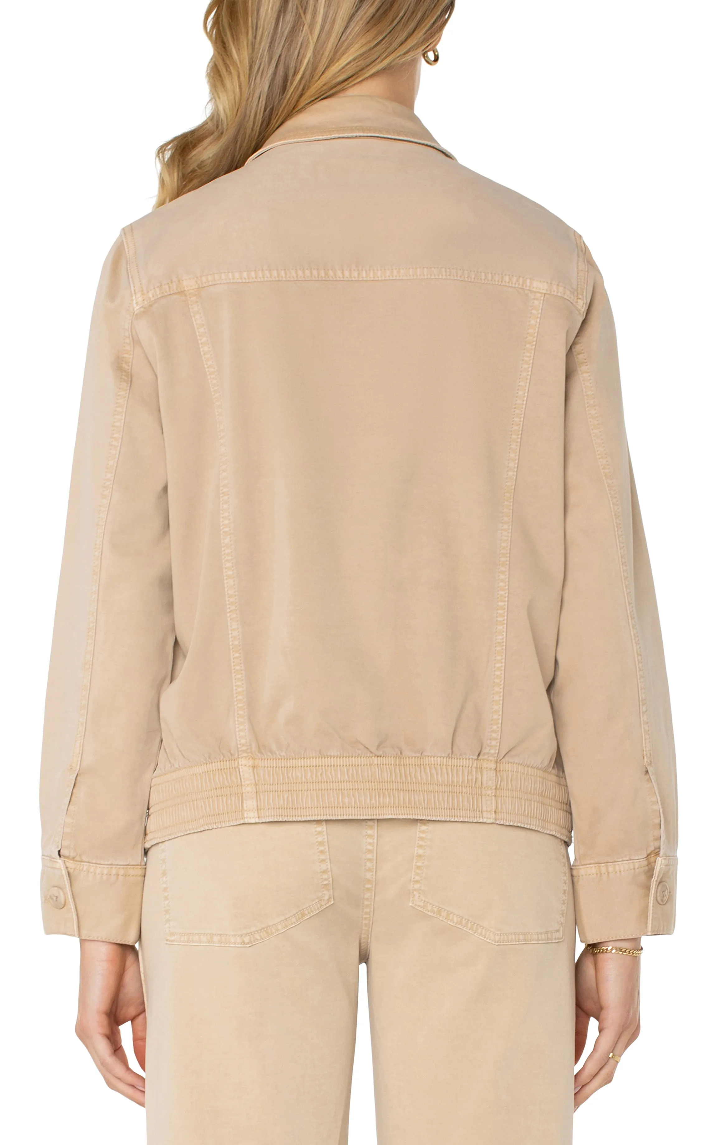 The Vanessa Button Front Cargo Jacket