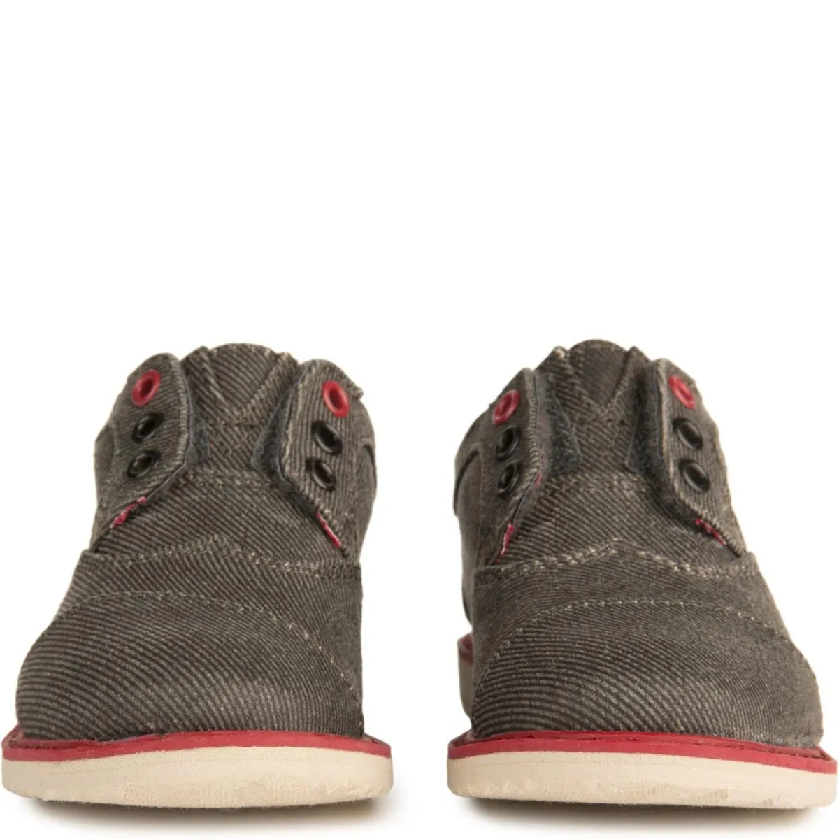 Tiny Toms Brogue Ash Twill Sneakers