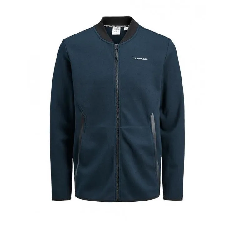 True Hockey x Jack & Jones Rub Sweat Zip Baseball
