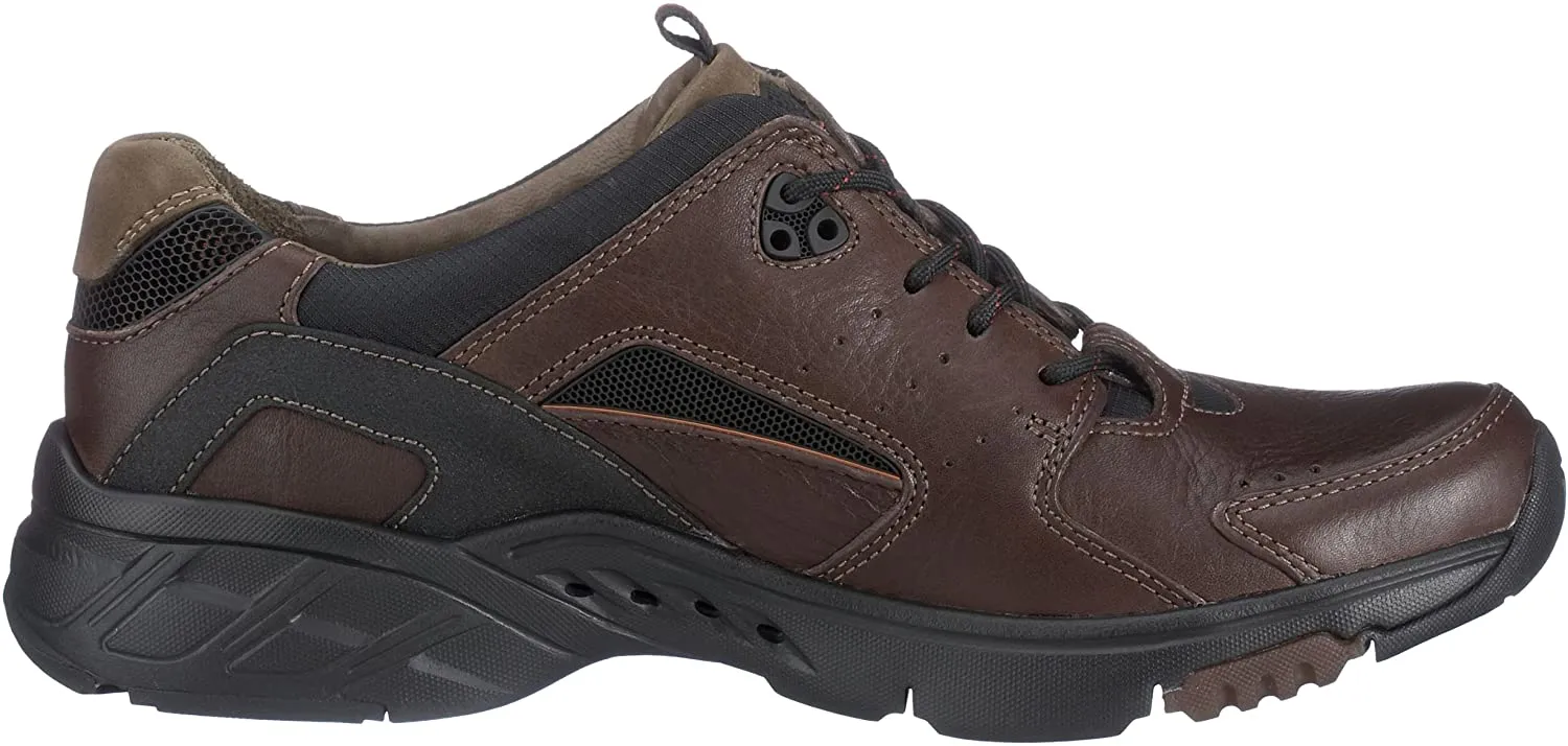 'Un Click' men's walking lace-up - brown
