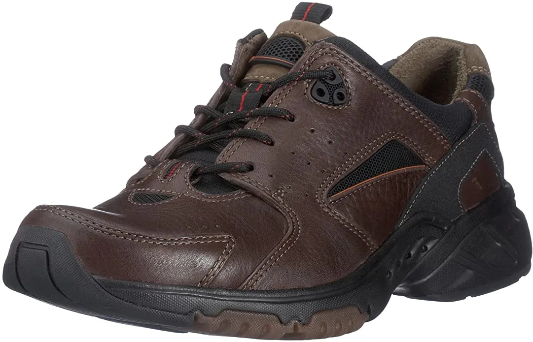 'Un Click' men's walking lace-up - brown
