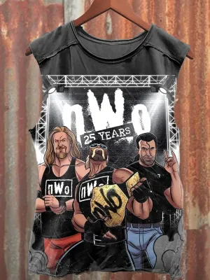Unisex Funny Wrestling Sports Superstar Art Illustration Printed Casual Tank Top