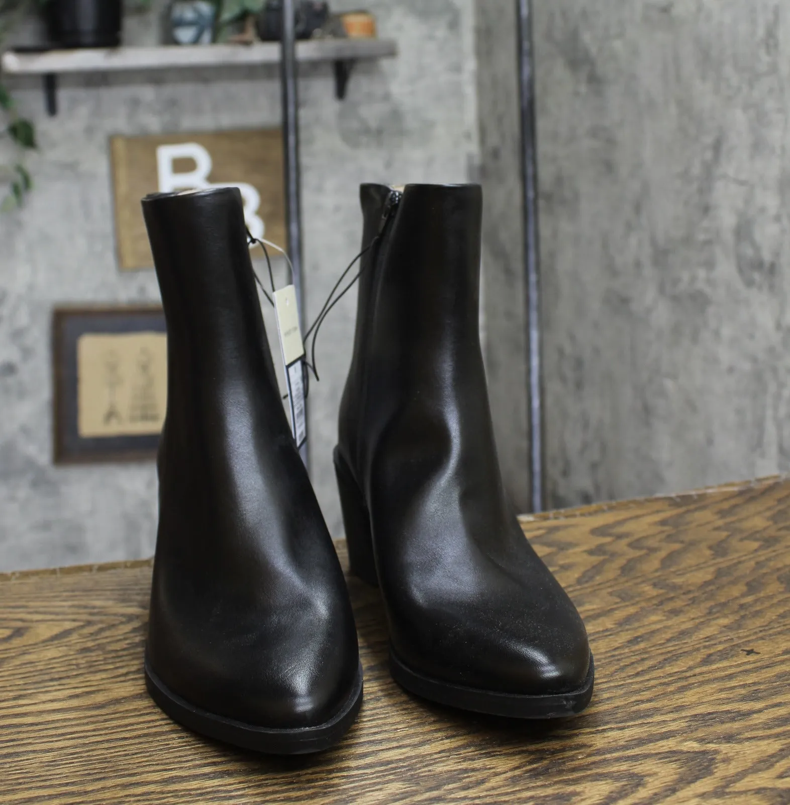 Universal Thread Womens Gayle Western Ankle Boots 90974045 Black 8.5M